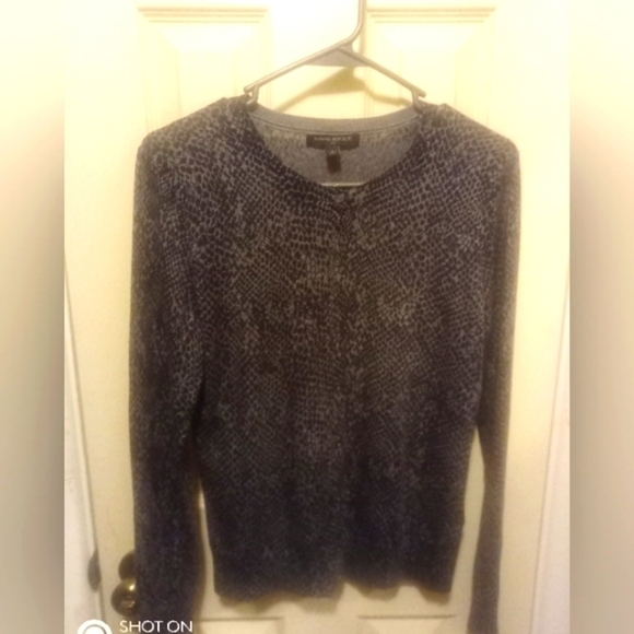 Banana Republic Sweaters - Banana Republic Snakeskin Cardigan Size Small